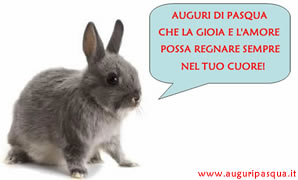 Auguri Pasqua coniglietto